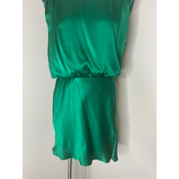 Amanda Uprichard Camela Dress Dark Green L - Picture 5 of 12